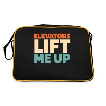 Elevator Elevator - Retro Bag - black/gold - Back