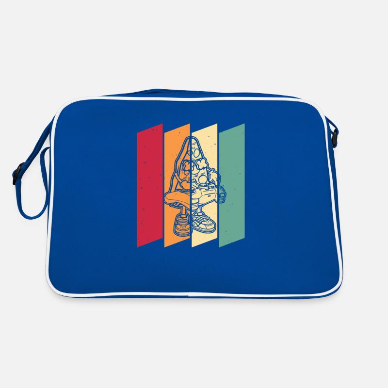 Gamer Gaming Pizza Gaming Controller Retro Bag