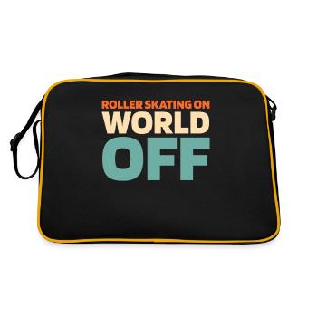 Roller Skates Roller Skating - Retro Bag - black/gold - Back