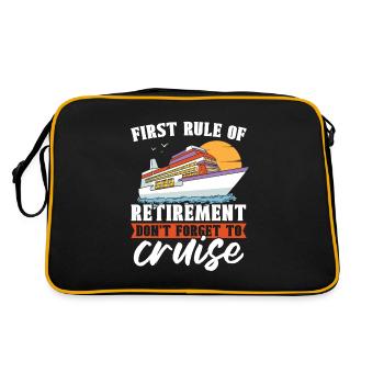 Retraite de Cruise - Sac Retro - noir/or - Dos