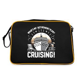 Retraite de Cruise - Sac Retro - noir/or - Dos
