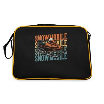 Snowmobile Snowmobile - Retro Bag - black/gold - Back