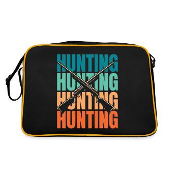 Hunting Hunter Hunting - Retro Bag - black/gold - Back