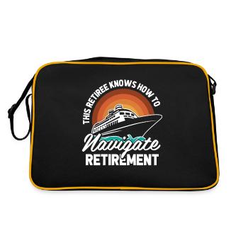 Retraite de Cruise - Sac Retro - noir/or - Dos