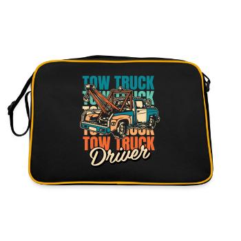 Towing Service Tow Truck - Retro Bag - black/gold - Back