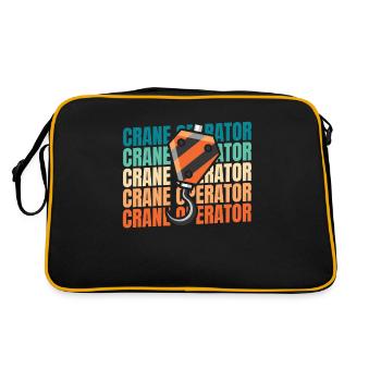 Crane Operator Crane Operator - Retro Bag - black/gold - Back