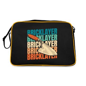 Bricklayer - Retro Bag - black/gold - Back