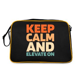 Elevator Elevator - Retro Bag - black/gold - Back