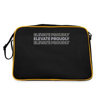 Elevator Elevator - Retro Bag - black/gold - Back