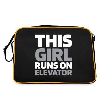 Elevator Elevator - Retro Bag - black/gold - Back