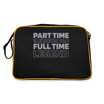 Elevator Elevator - Retro Bag - black/gold - Back