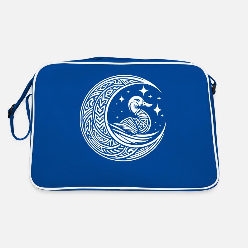 Duck Moon Phases Retro Bag