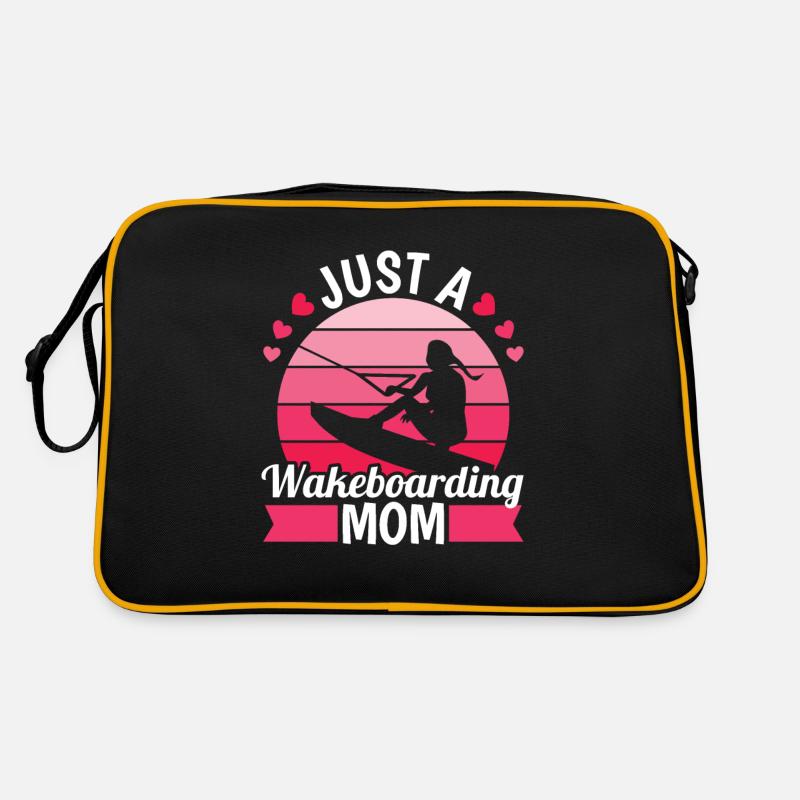 Wakeboard Wakeboarder Juste une maman wakeboard Sac Retro
