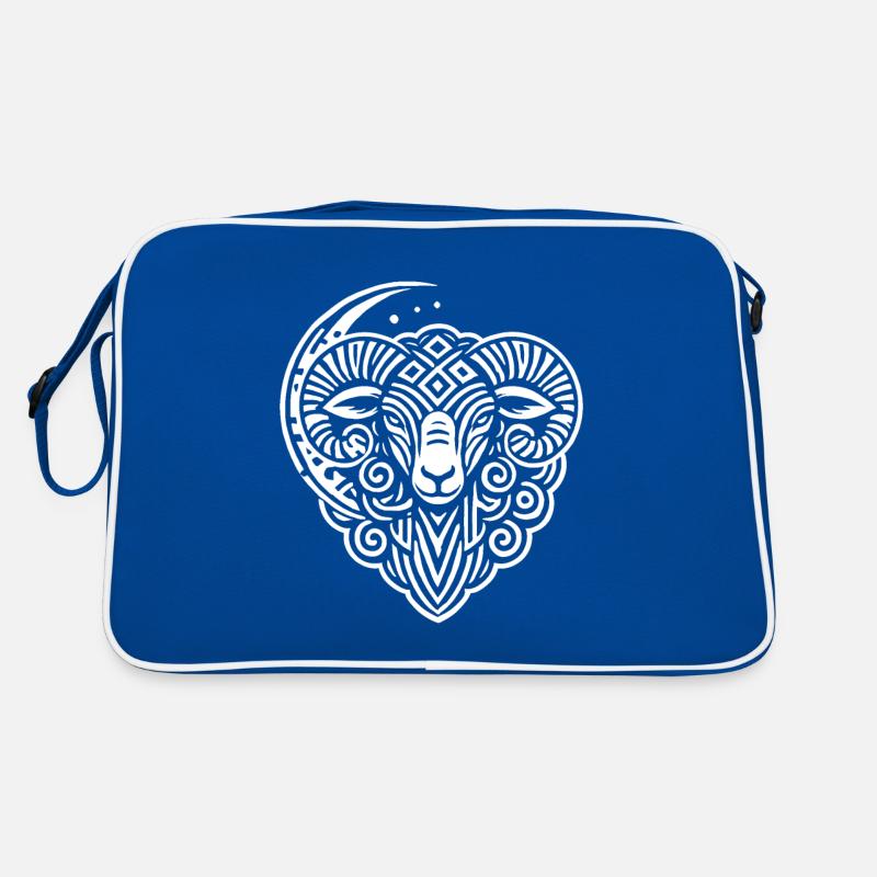 Sheep Moon Phases Retro Bag
