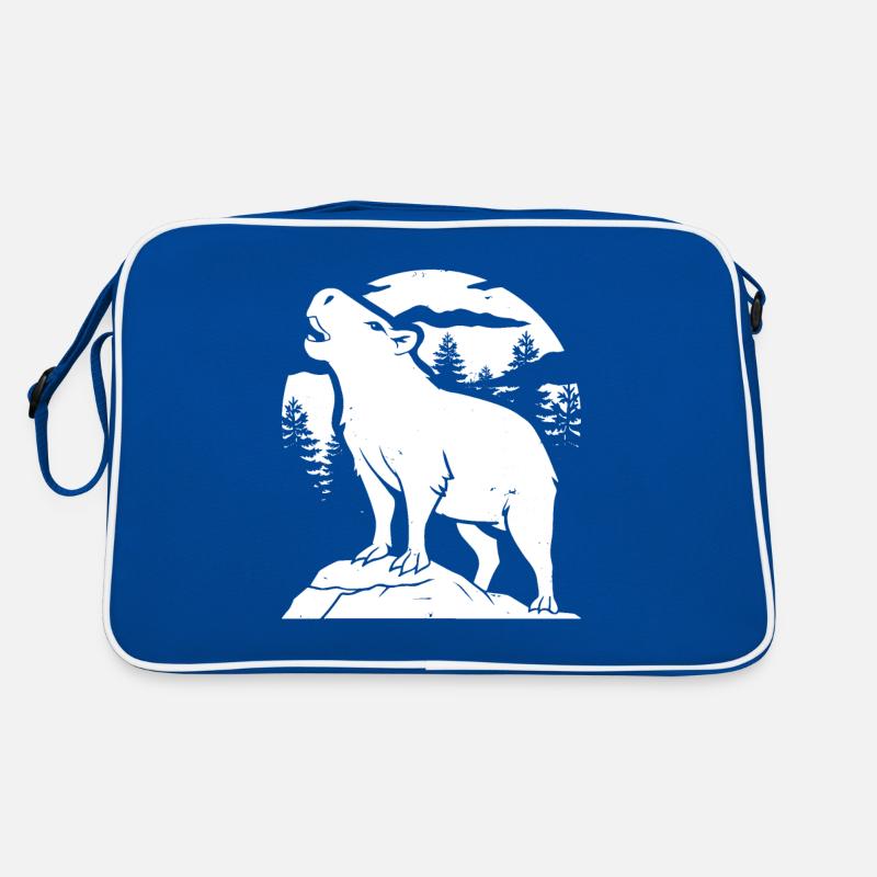 Capybara Wasserschwein Moon Howling Retro Tasche