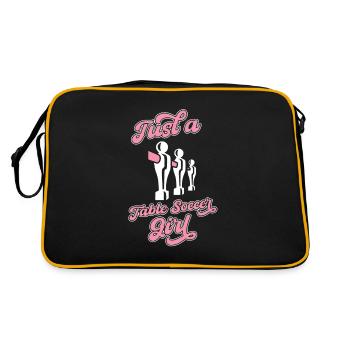 Tischfußball Kicker Just A Table Soccer Girl - Sac Retro - noir/or - Dos