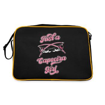 Capoeira Danse Martiale Juste Une Capoeira Fille - Sac Retro - noir/or - Dos