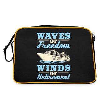 Cruise Retraité Retraite - Sac Retro - noir/or - Dos