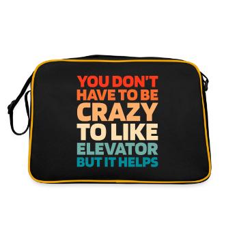 Elevator Elevator - Retro Bag - black/gold - Back