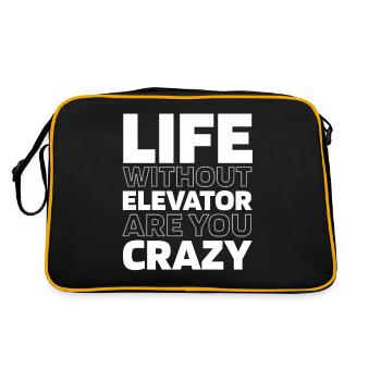 Elevator Elevator - Retro Bag - black/gold - Back