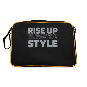 Elevator Elevator - Retro Bag - black/gold - Back