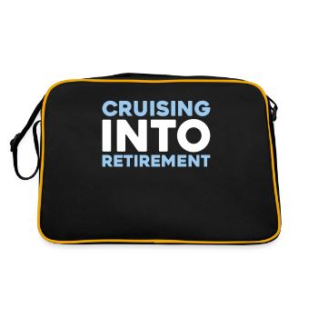 Kreuzfahrt - Retro Tasche - Schwarz/Gold - Hinten
