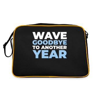 Kreuzfahrt Birthday Cruise - Retro Tasche - Schwarz/Gold - Hinten