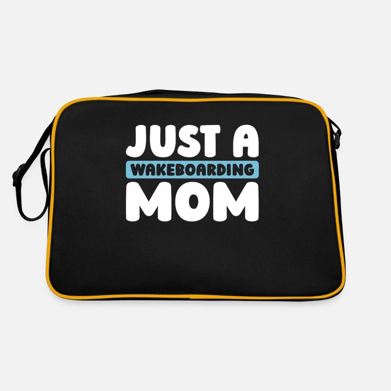 Wakeboard Wakeboarder Juste une maman wakeboard Sac Retro