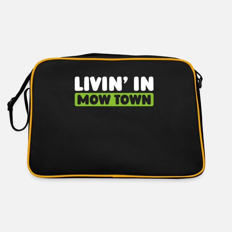 Rasenmäher Mähen Retro Tasche