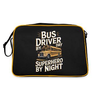 Bus Bus Driver - Retro Bag - black/gold - Back