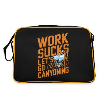 Canyoning Rappelling - Retro Bag - black/gold - Back