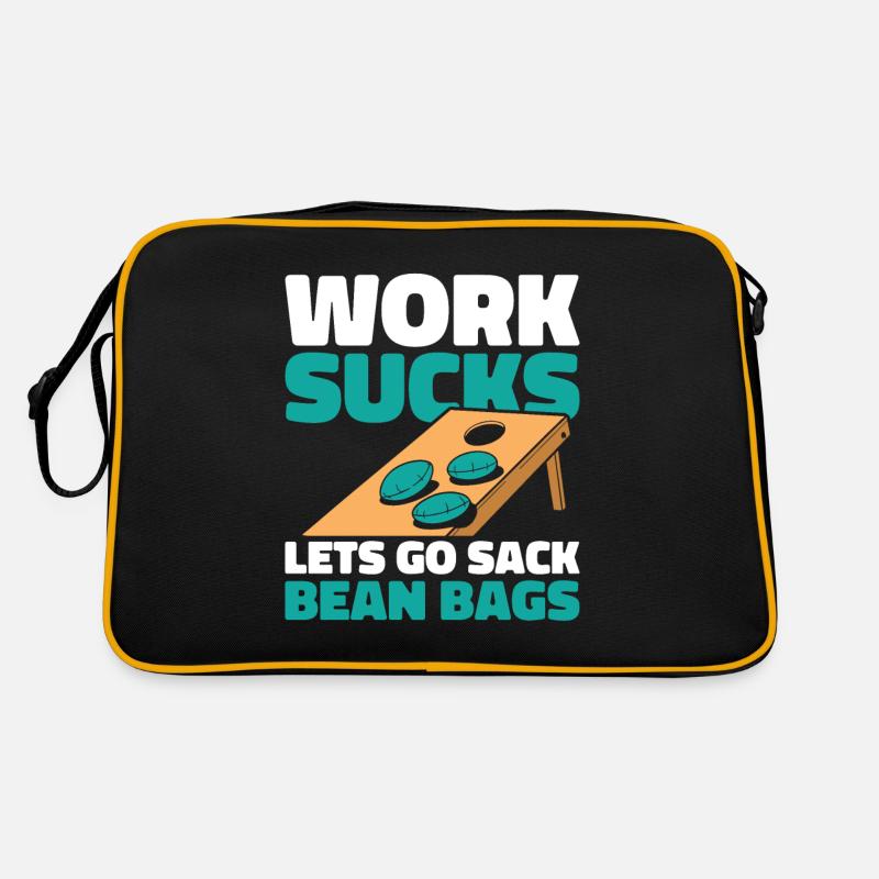 Jeu de trou aveugle Cornhole Sac Retro