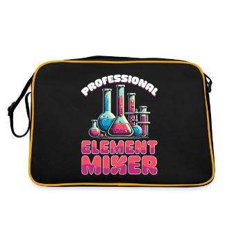 Chemistry Chemist - Retro Bag - black/gold - Back