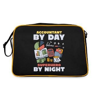 Comptable Conseiller fiscal - Sac Retro - noir/or - Dos