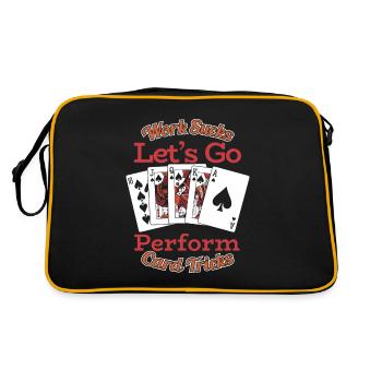 Card tricks - Retro Bag - black/gold - Back