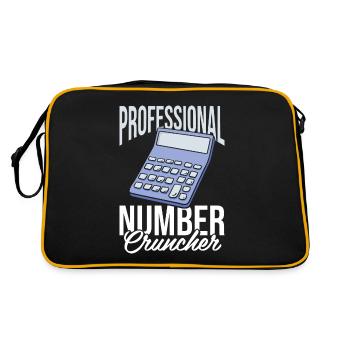 Comptable Conseiller fiscal - Sac Retro - noir/or - Dos