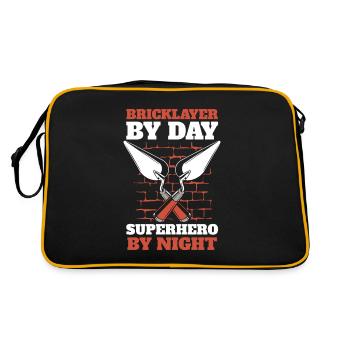 Bricklayer - Retro Bag - black/gold - Back