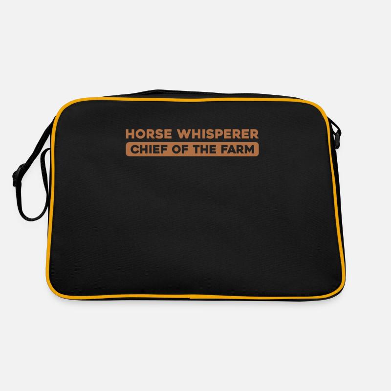 Pferd Reitsport Chef Der Farm Retro Tasche