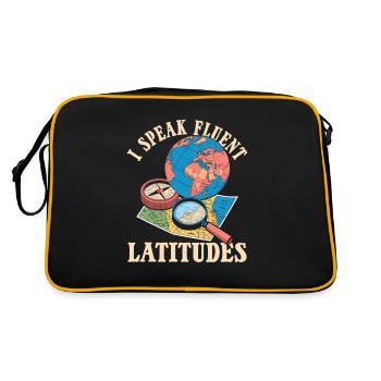 Geography Geographer - Retro Bag - black/gold - Back