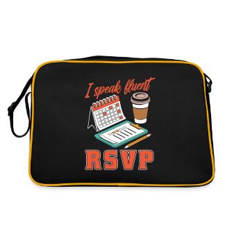 Event planner - Retro Bag - black/gold - Back