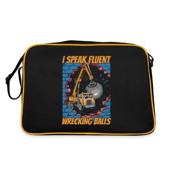 Expert en démolition - Sac Retro - noir/or - Dos