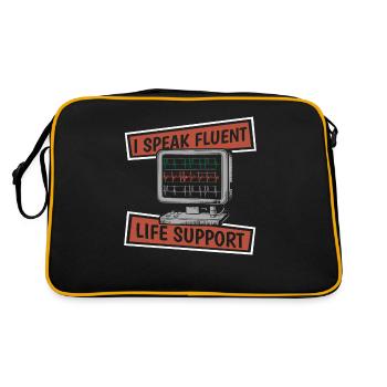Intensive care nurse - Retro Bag - black/gold - Back