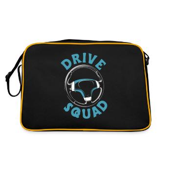Chauffeur Kader - Retro Tasche - Schwarz/Gold - Hinten