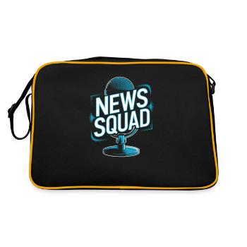 Moderator Kader - Retro Tasche - Schwarz/Gold - Hinten