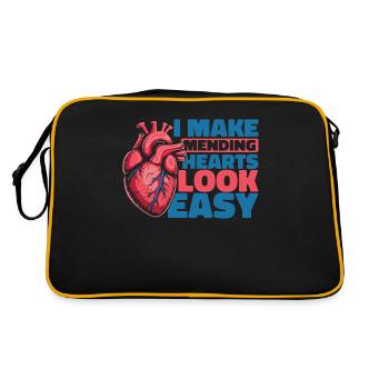 Cardiologist - Retro Bag - black/gold - Back