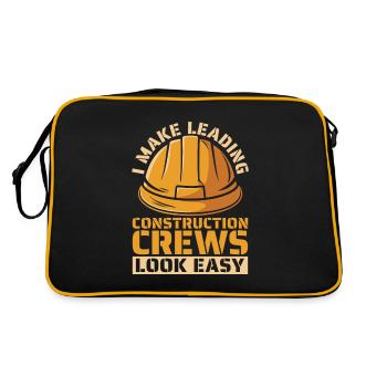 Construction foreman - Retro Bag - black/gold - Back