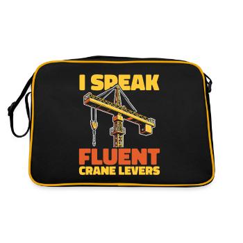 Crane Operator Crane Operator - Retro Bag - black/gold - Back