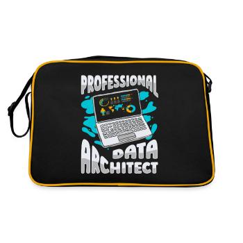 Database Architect - Retro Bag - black/gold - Back