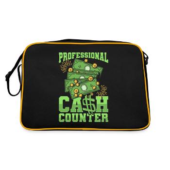 Bank employee - Retro Bag - black/gold - Back