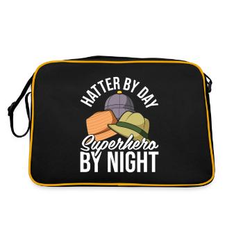 Chapelier - Sac Retro - noir/or - Dos